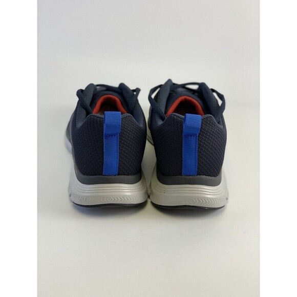 Skechers Flex Advantage 4.0 Navy Lace Sneaker Comfort Memory Foam 232227 Men 8.5 - Picture 5 of 10